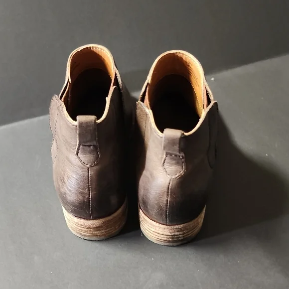 Kork-Ease Dark Brown Ankle Booties - Picture 3 of 8